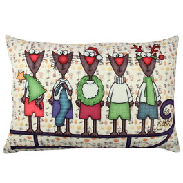 Aberto Design A50923 Cojín 33 x 48 cm, 50% Algodón / 50% Poliéster, Relleno de Silicona, Confort Máximo